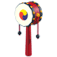 Pellet Drum Rattle - Rare from Lunar New Year 2025